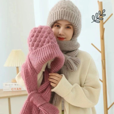 NEW Winter Protection Windproof Cap with Scarf
